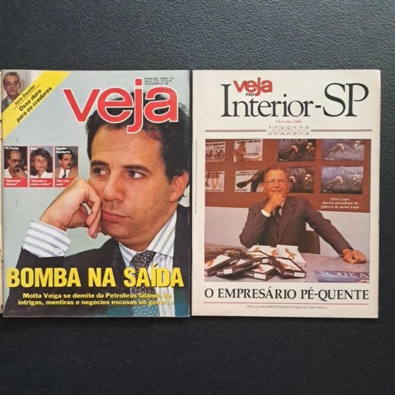 Revista Veja 1990 N°42 Bomba Ba Saída Motta Veiga Se Demite Da Petrobrás Jório Dauster PC Farias Zélia Color Ekvio Lupo