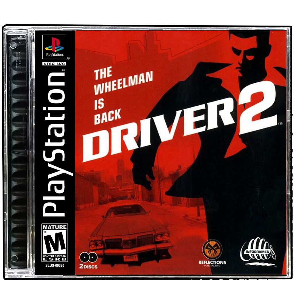 Driver 2: The Wheelman Is Back - Repro / Patch Game  Play 1/ PSONE / PS3 Hen