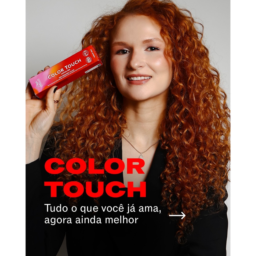 Kit 02 color touch tonalizante + 02 emulsões 4% 13 volumes 120ml- Cores á escolher