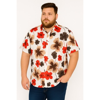 CAMISA SOCIAL SLIM MASCULINA PLUS SIZE   VISCOSE G1 G2 G3 G4 Verão 2025 em Oferta na Shopee
