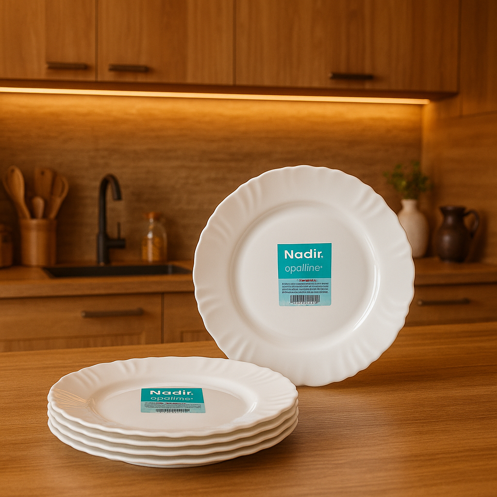 Prato Nadir Figueiredo Raso Opaline kit de 2 ate 10 unidades.– Elegância e Resistência na Sua Mesa!