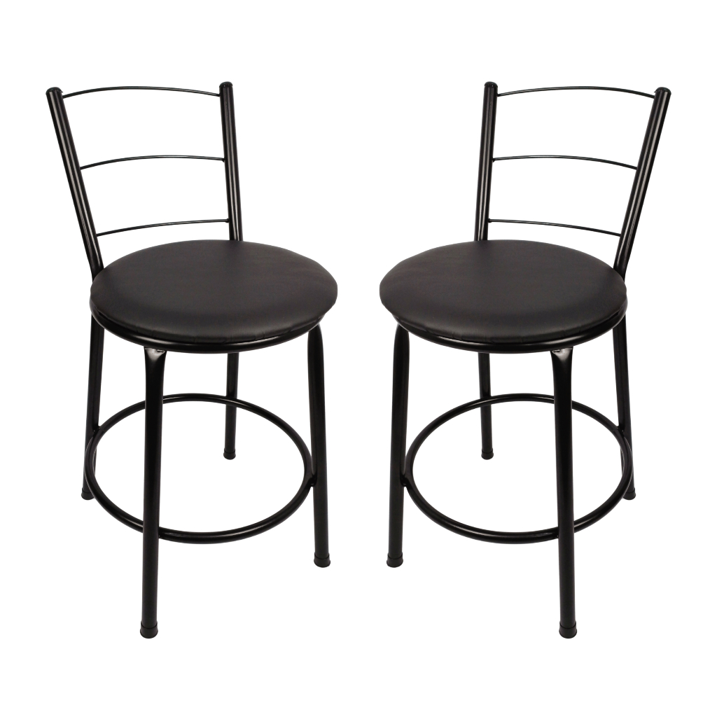 2 BANQUETAS BAIXA 3 ARAME 70 CM ALTURA TOTAL COZINHA AMERICANA