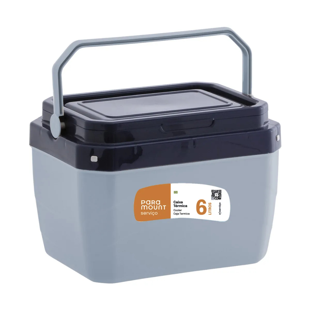 Caixa Térmica 6 Litros Para Camping E Pesca Prática