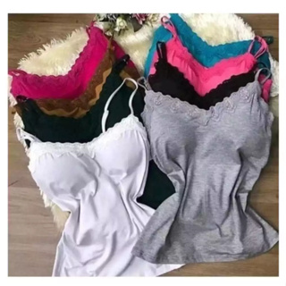 Kit 5 Blusas de Renda com Bojo Femininas Confortáveis Estilo Moda 2025 Ultimas Unidades!! em Oferta na Shopee