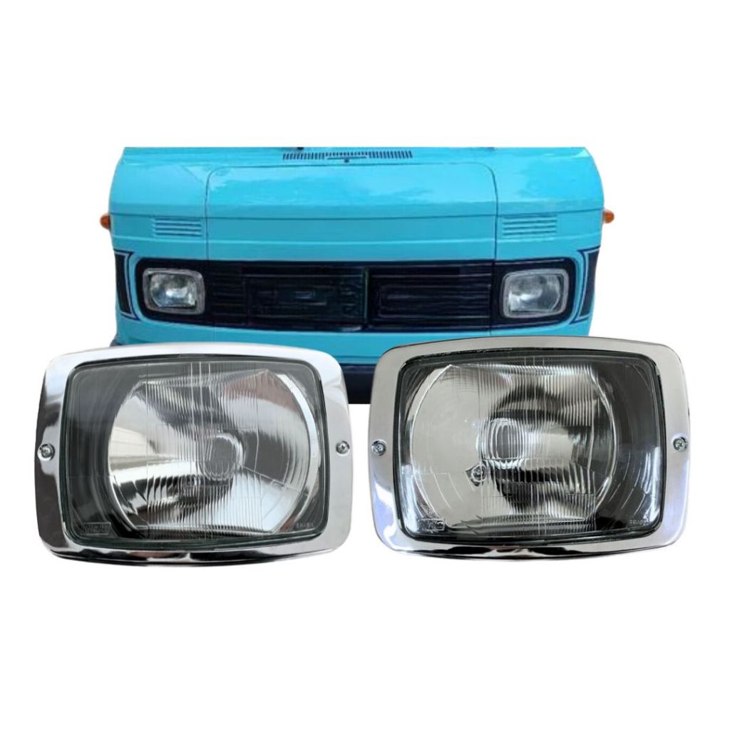 Par Farol Dianteiro Principal Para Mercedes Benz 608 708 1972 a 1989 Original Nino em Oferta na Shopee