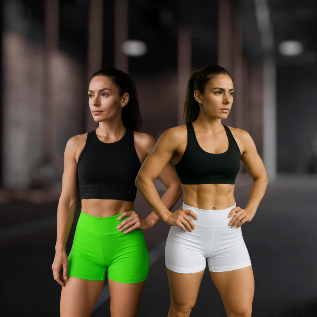 KIT 2 Shortinho Legging Curto Academia Praia Caminhada Lazer Suplex em Oferta na Shopee