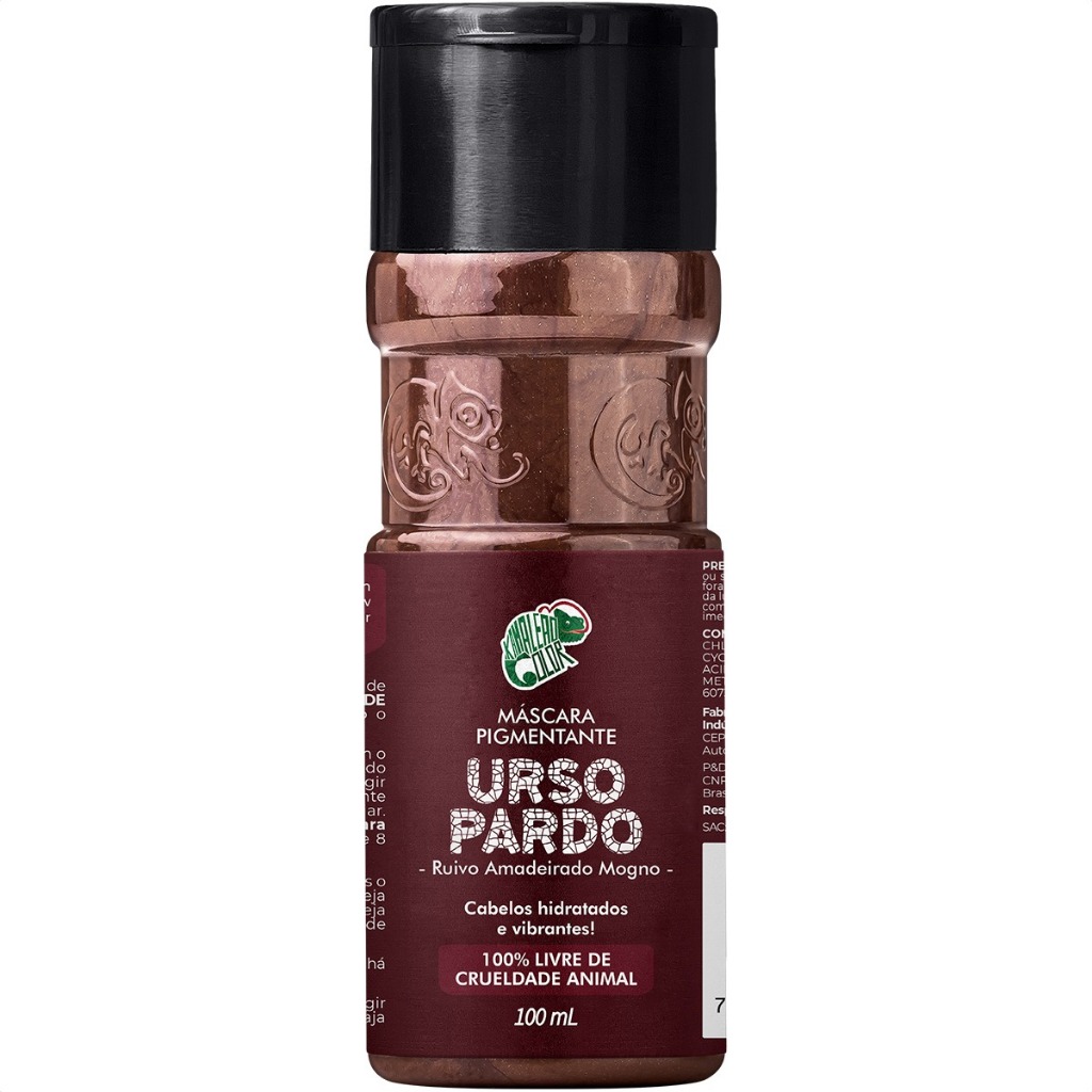 Kamaleão Máscara Pigmentante Urso Pardo 100ml em Oferta na Shopee