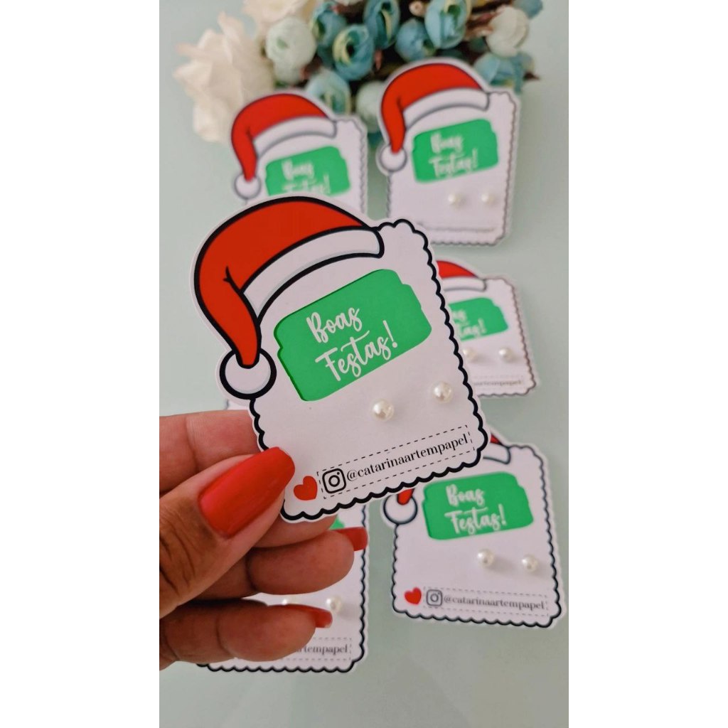 20/30/50 BRINCO E TAG BRINDE NATAL/LEMBRANCINHA NATAL