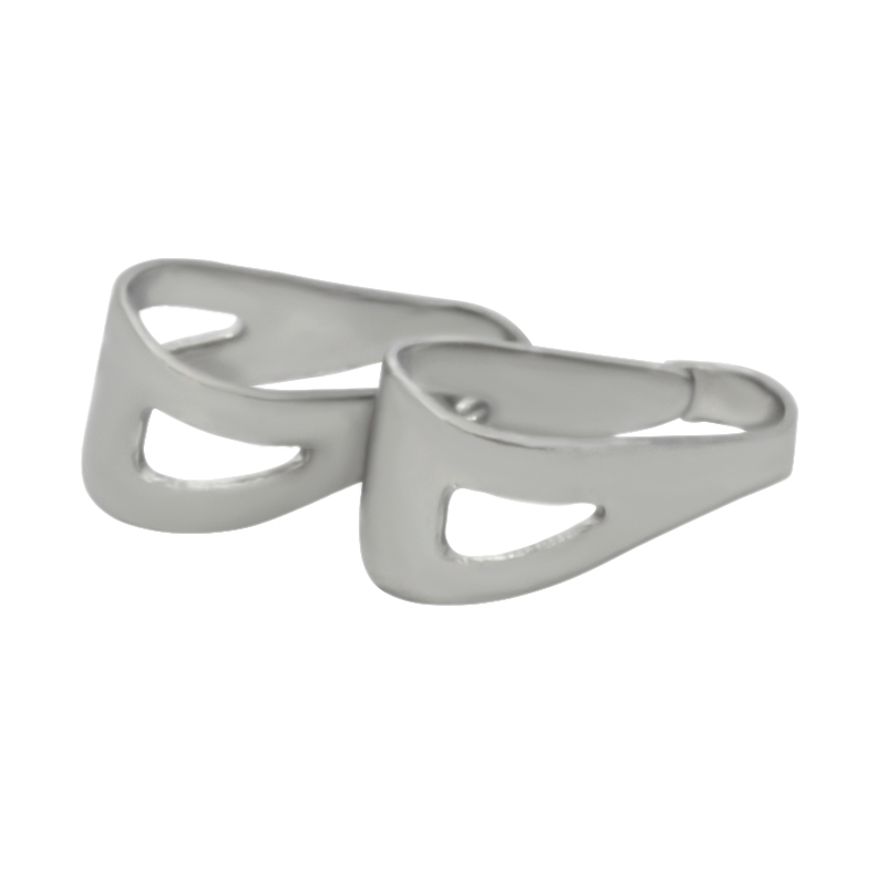 12 Un. Contra Argola Vazada Media Aço Inox polido 9mm em Oferta na Shopee