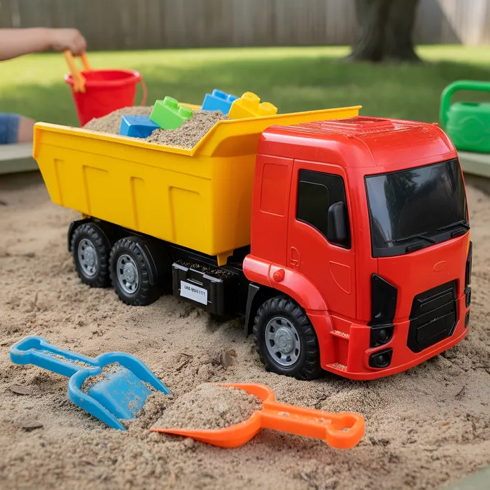 Caminhão Basculante Caçamba Brinquedo Diverplas