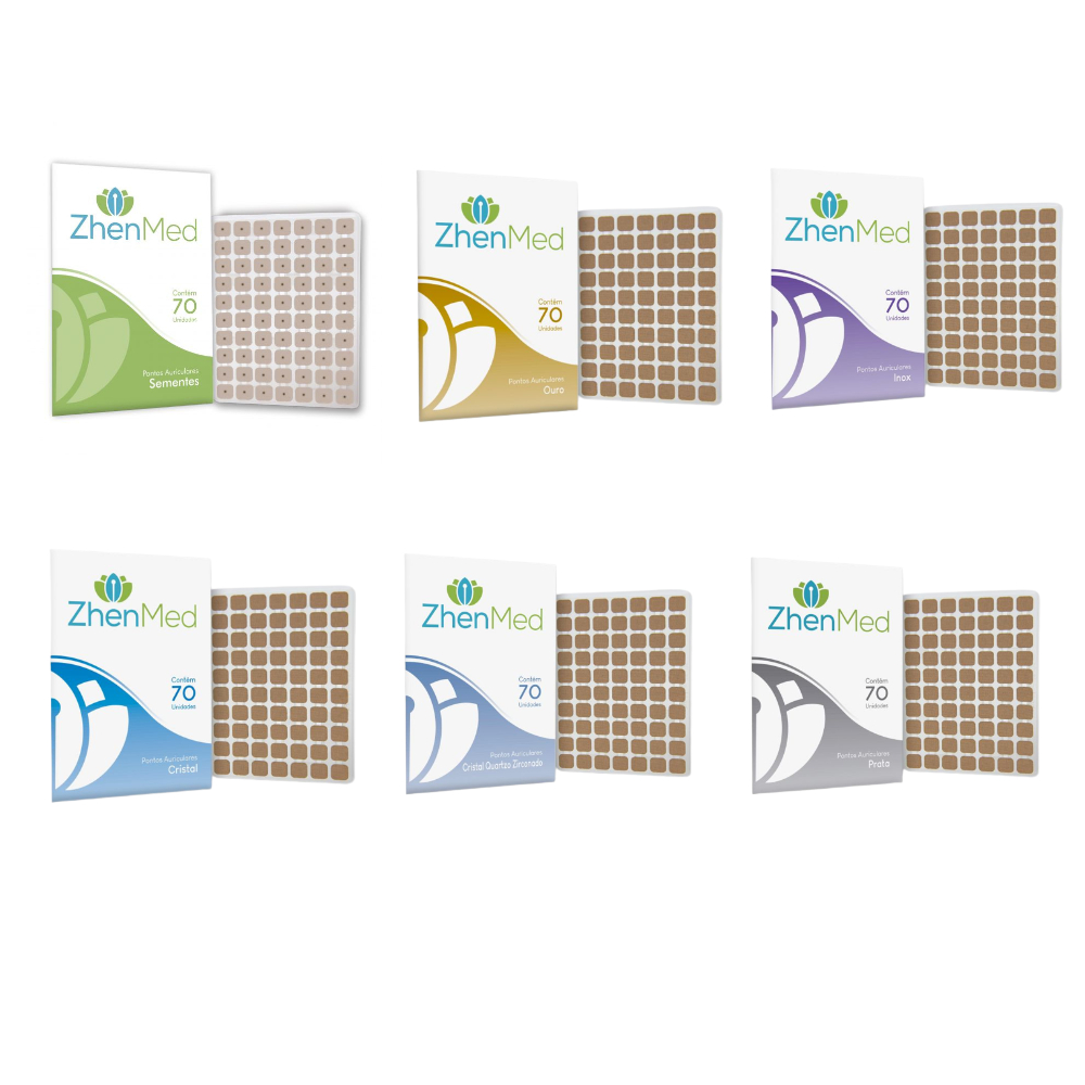 Pontos Sementes para Auriculoterapia - Zhenmed em Oferta na Shopee