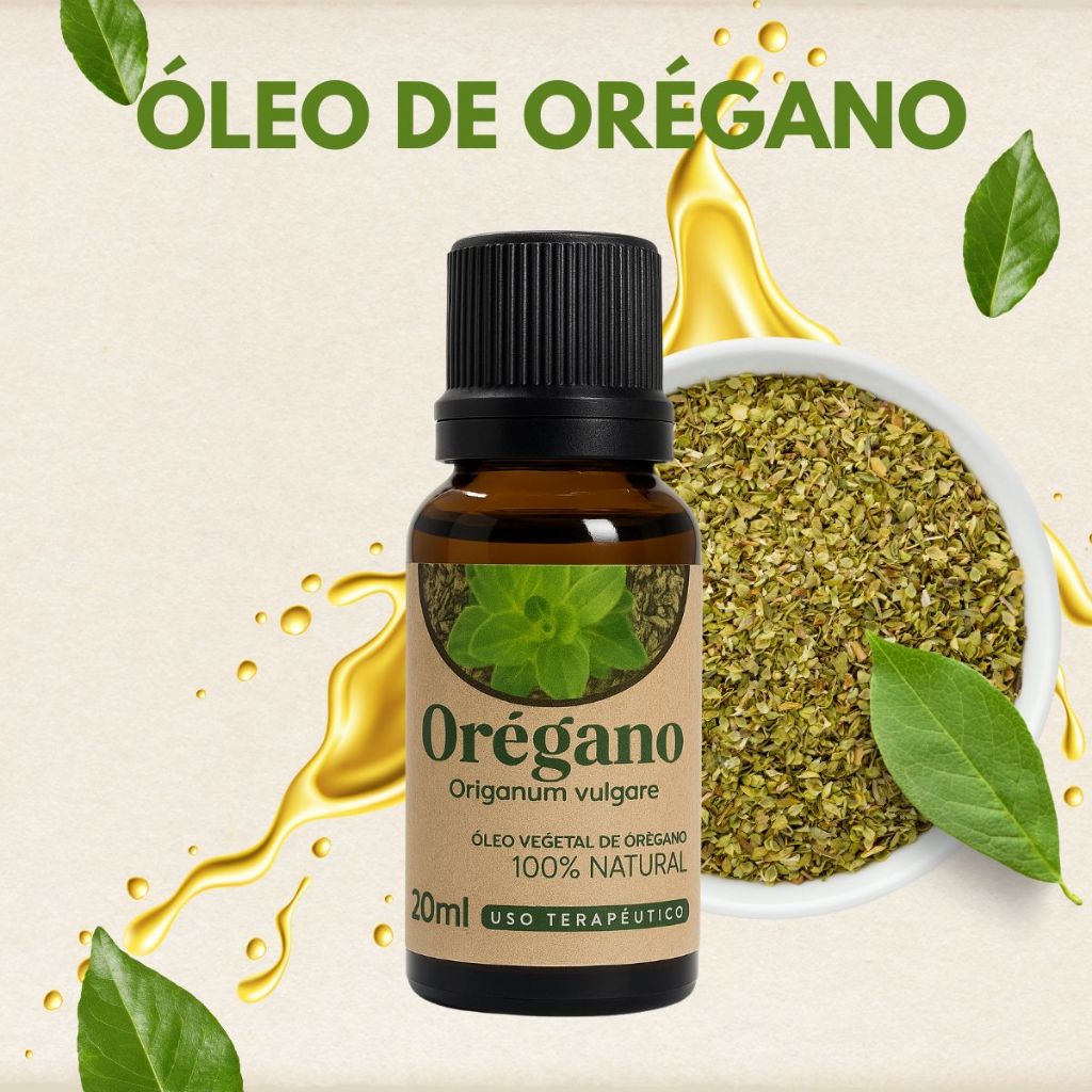Óleo de Orégano 100% Natural 20 ml – Linha Biosencia