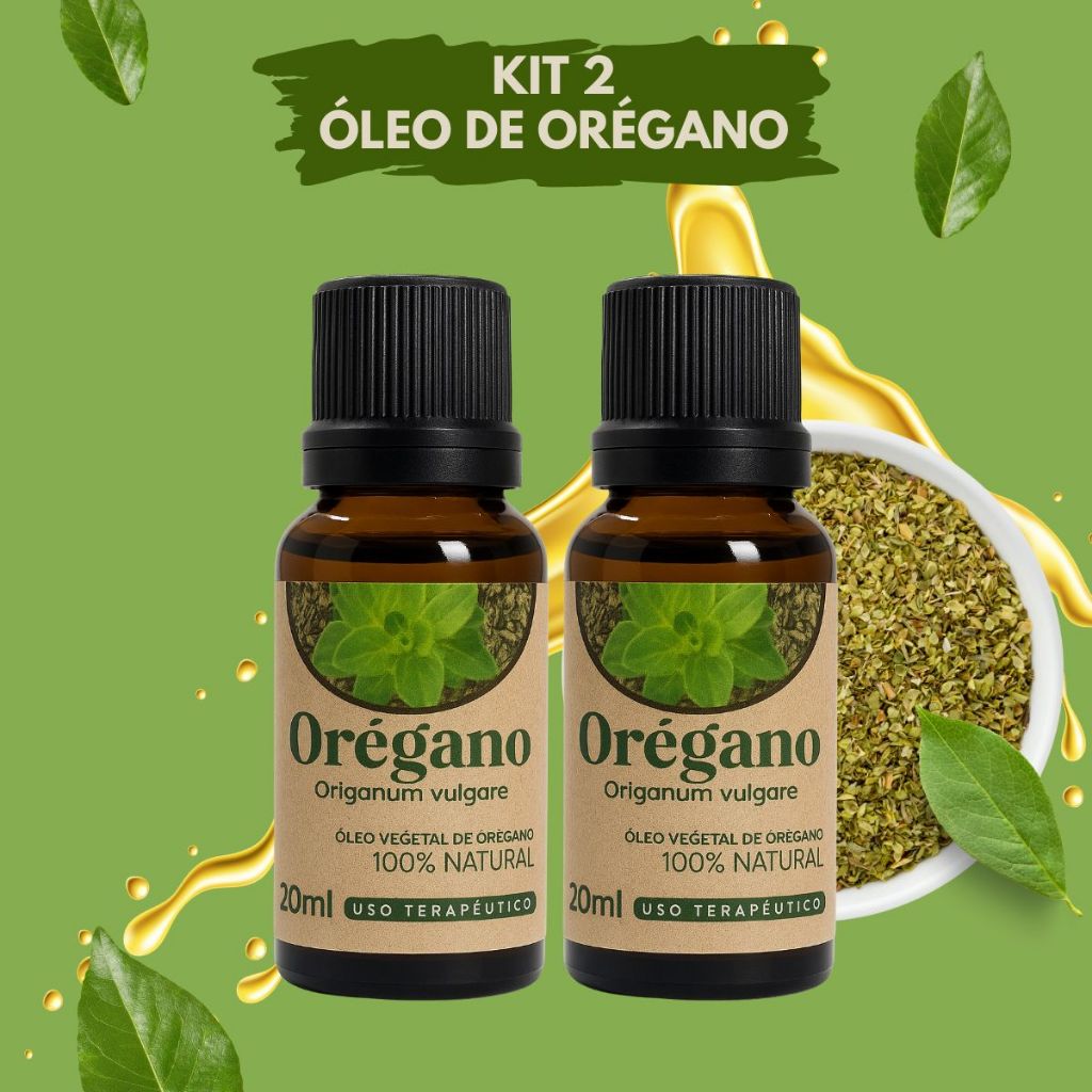 Kit 2 Óleos de Orégano 20 ml – Qualidade Premium e Naturalidade