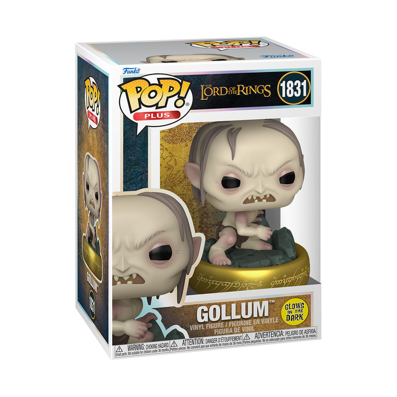 FUNKO POP LORD OF THE RINGS S9 PLUS GOLLUM GLOW 1831 NOVO ORIGINAL em Oferta na Shopee