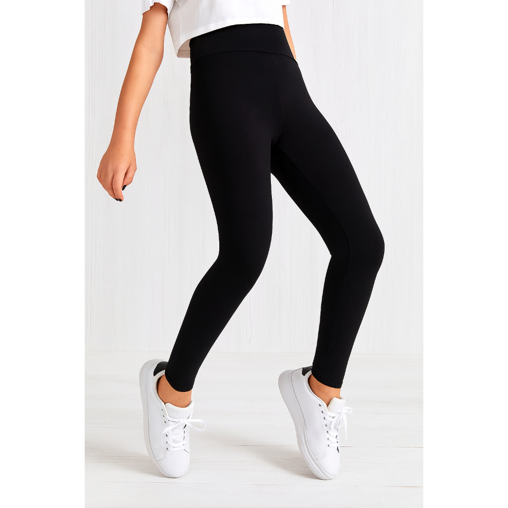 Calça Legging Suplex Infantil e Juvenil para Meninas e Adolescentes Jovens CINF700