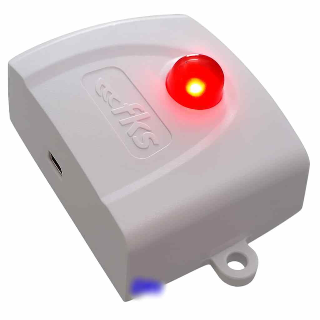 Led Pisca Alarme Residencial Patrimonial Vermelho Lpr100 Fks - Vermelho