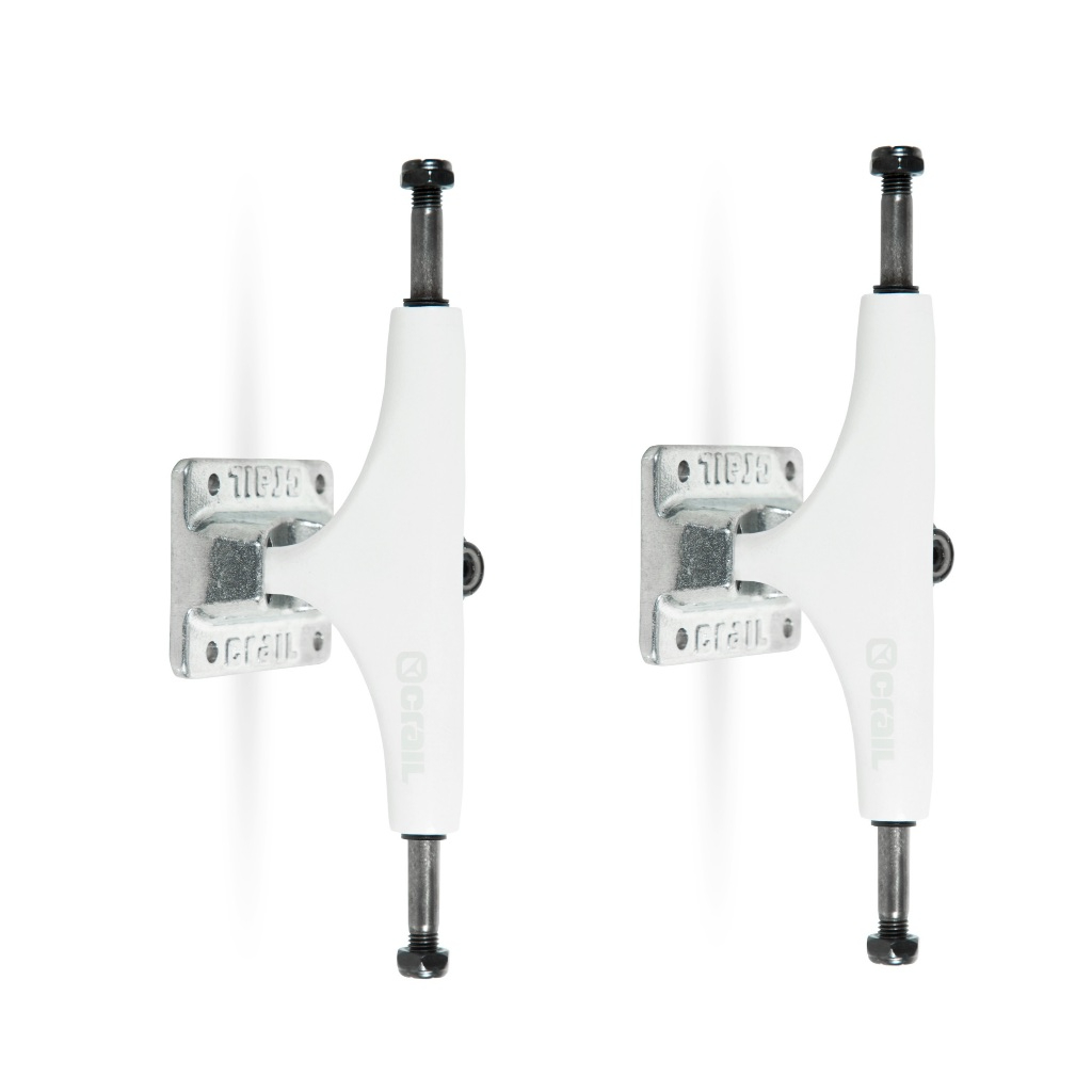 Truck Skate Crail 149mm Mid 30 Anos 10s Perola Vazado Par Somos Especializados em Skateboard