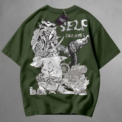 Camiseta Self Oceanas Mar E Seus Mistérios Tesouros Ocultos E Monstros StreetWear Urban Casual Style