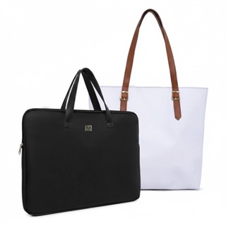 Kit Bolsa Sacola + Pasta Notebook 14 a 17 Polegada MS/MARQUES SILVEIRA ENVIO IMEDIATO PRONTA ENTREGA em Oferta na Shopee