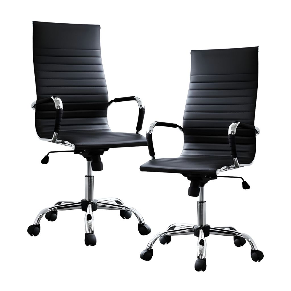 Cadeira Para Escritório Office Florença Alta Preto | OR Design em Oferta na Shopee