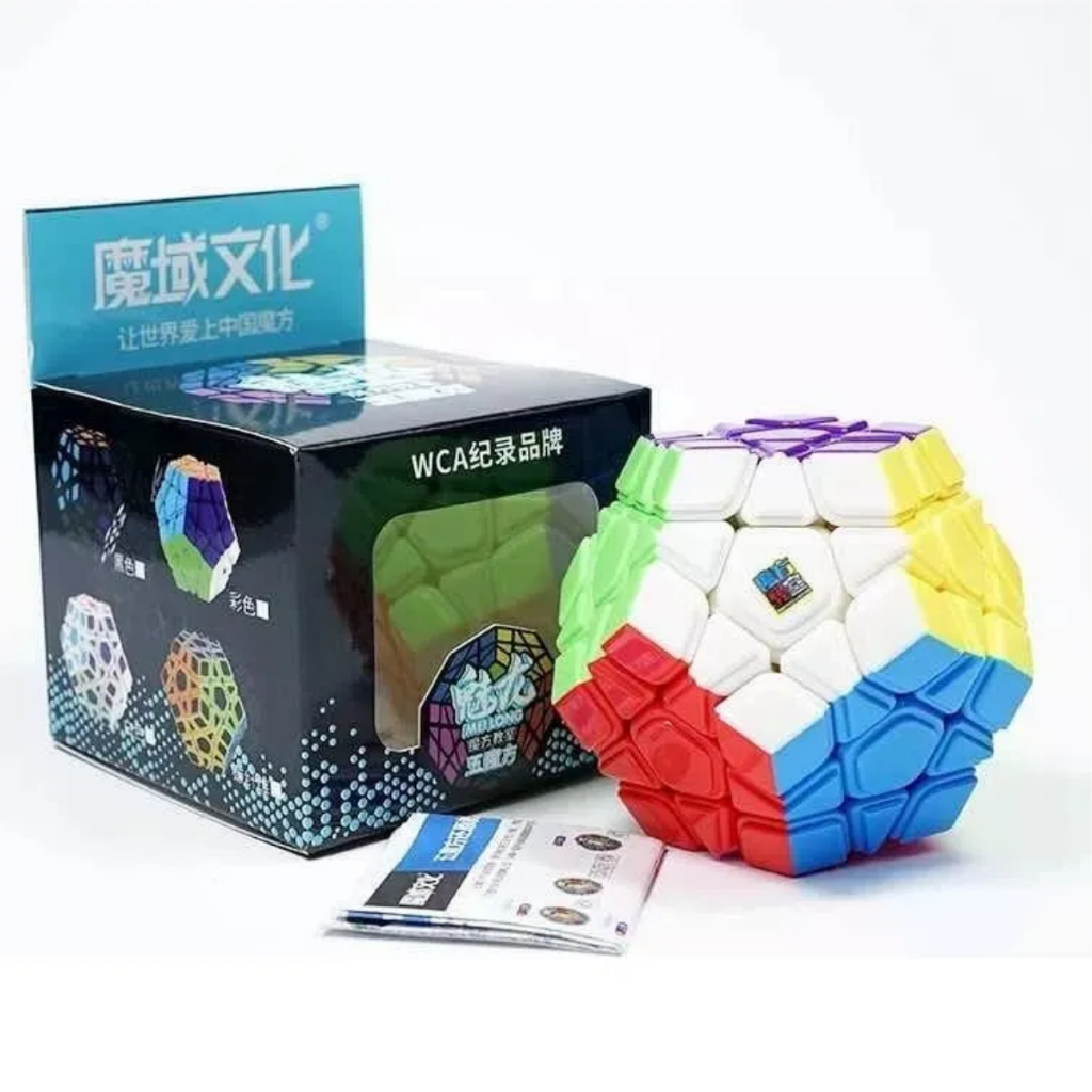 Cubo Mágico Megaminx MOYU QIYI Profissional, Dodecaedro (12 Lados)