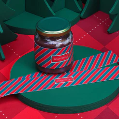 60 CINTA PARA MINI PANETONE TRADIÇÃO 5276 ( JANGO NATAL 2025 )