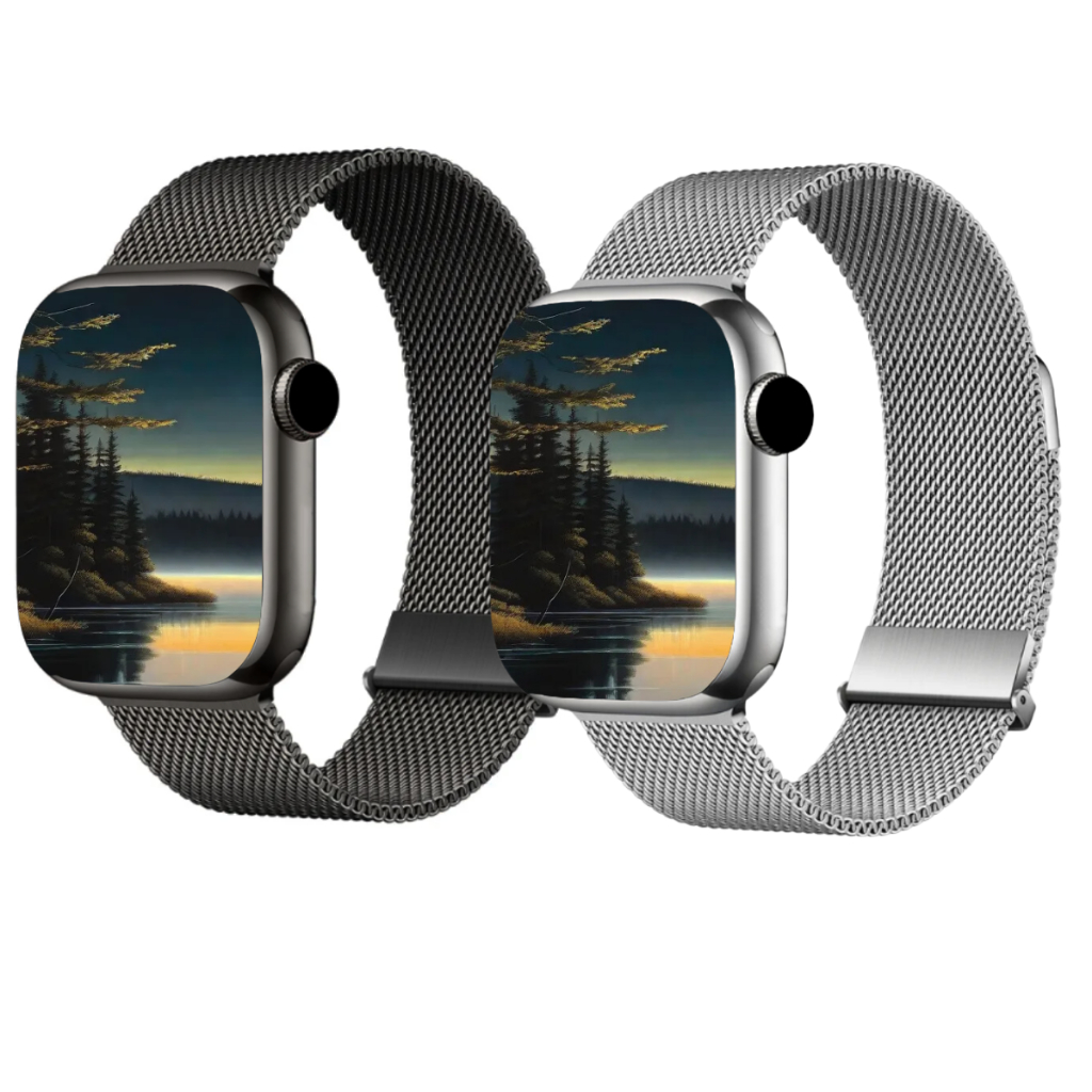 Pulseira Metal Milanês Milanesa Para Apple Watch Aço Iwo Series 11 10 9 8 7 6 5 SE 1 2 ULTRA