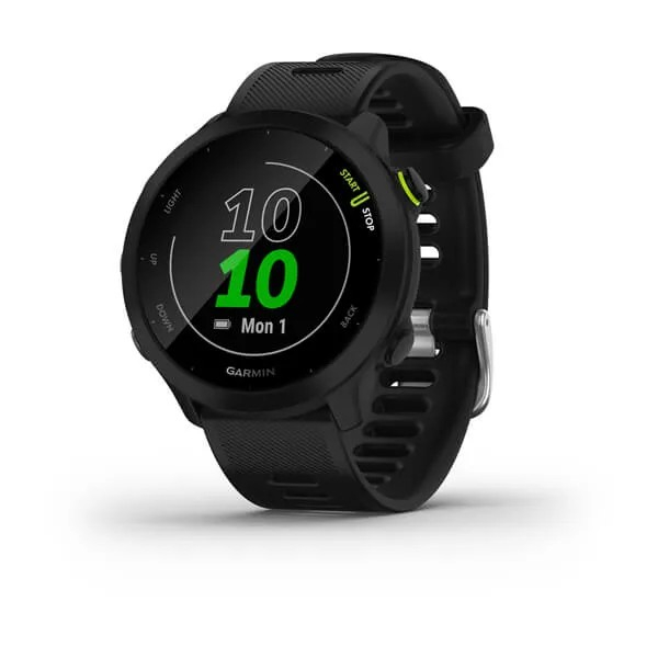 Relógio Garmin Forerunner 55 corrida Monitor Cardíaco E Gps 42mm Modelo 010-02562-00