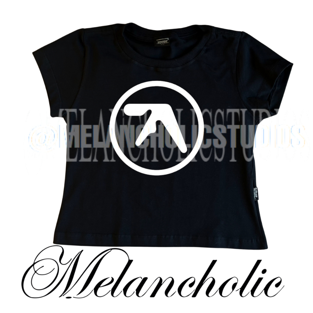 Baby Tee Aphex Twin – Melancholic em Oferta na Shopee