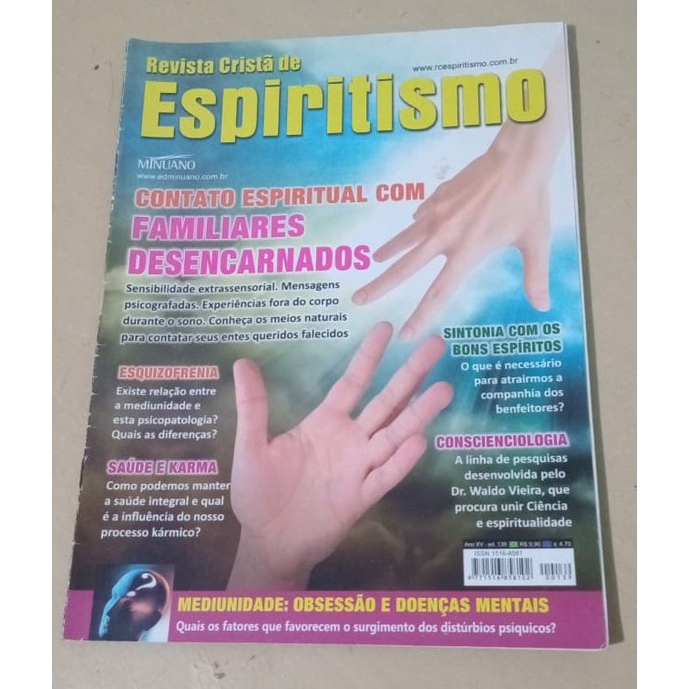 Revista Cristã Espiritismo ed. 139 - Contato Espiritual com Familiares