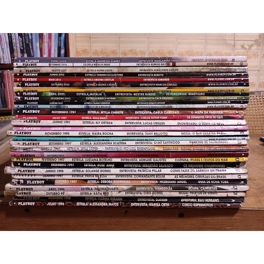 Revistas Playboy - Edições Avulsas (Anos 90s; 2000s; 2010s) em Oferta na Shopee