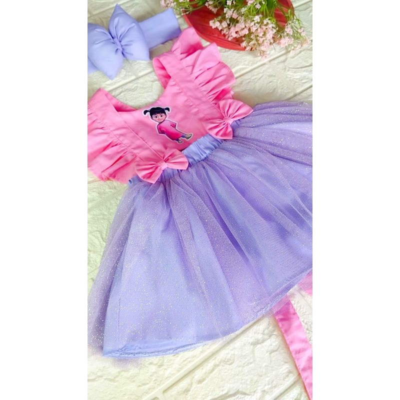 salopete boo vestido temático boo