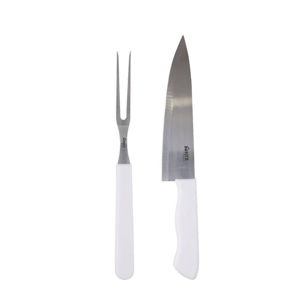 Kit Churrasco Aço Inox Garfo Faca Profissional 2 Pc