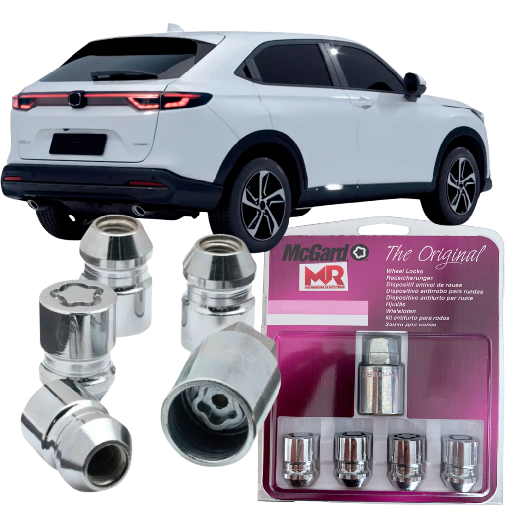 Kit Trava Antifurto Parafuso Porca Roda Original Hr-v Hrv 2025 2026 Mcgard