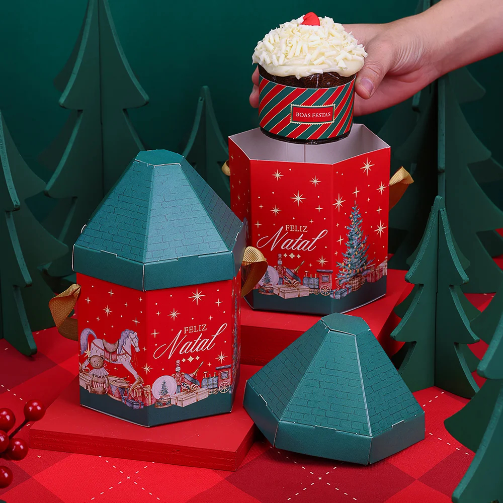 10 CASINHA PARA MINI PANETONE TRADIÇÃO 5173 ( JANGO NATAL 2025 )