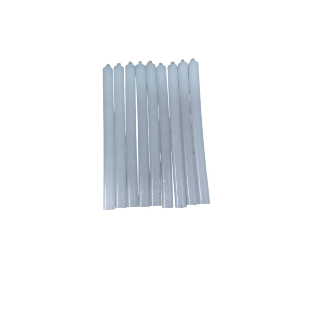 Vela Palito Branca 30cm - casa do cigano