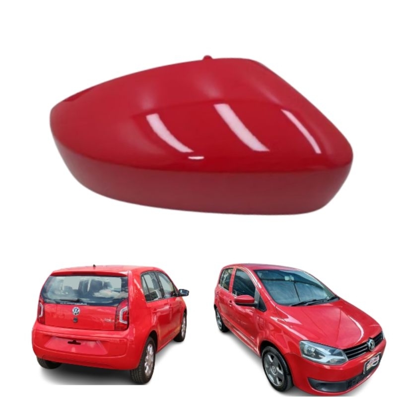 Capa Retrovisor Fox Up Saveiro Gol G6 G7 G8 Lado Passageiro Sem Pisca Vermelho Flash