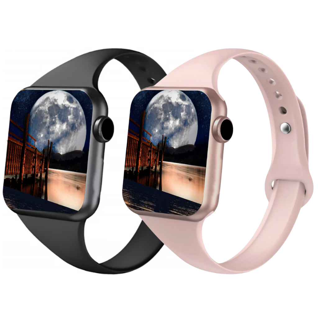 Pulseira Silicone Fina Slim Sport Fit Compatível Apple Watch Iwo Series 11 10 9 8 7 6 5 SE 1 2 ULTRA