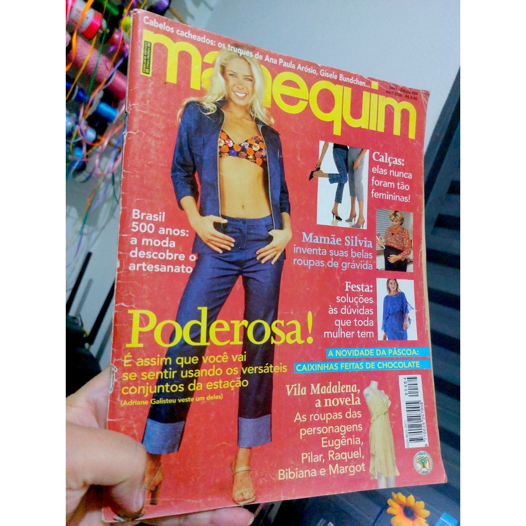 Revista Manequim nº484 Abril 2000