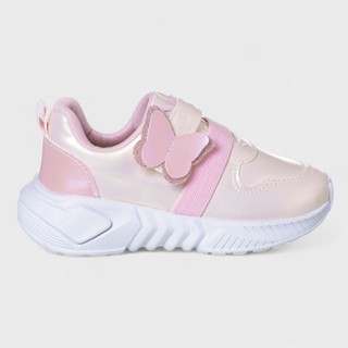 Tênis Infantil Feminino Menina Furtacor Borboleta Glitter Calce Fácil Confortável Original em Oferta na Shopee