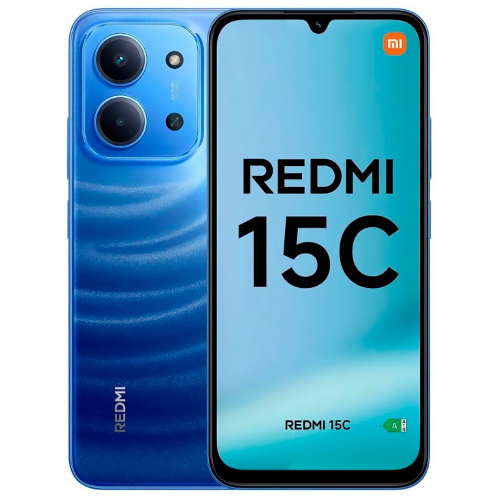 Smartphone Xiaomi Redmi 15C 4GB/128GB – Tela 6,9″, Azul, Dual SIM LTE