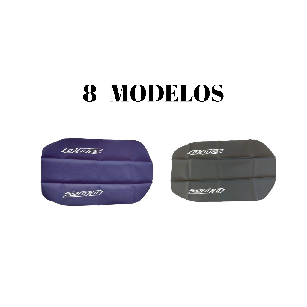 Capa Do Banco Honda Nx 200 / Xr 200 Modelo Original Cinza / Preta / Roxa / Anti / Carbono / Azul
