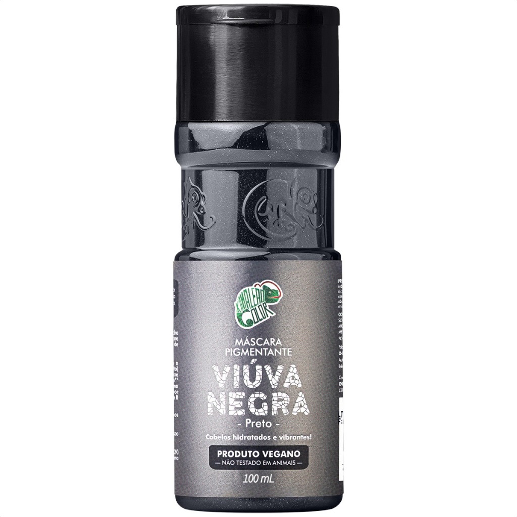 Kamaleão Máscara Pigmentante Viuva Negra 100ml em Oferta na Shopee