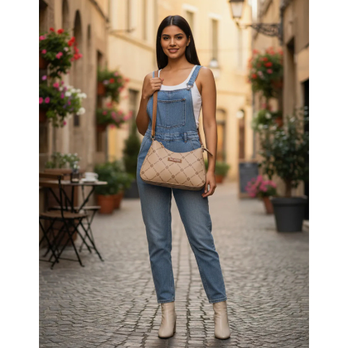 Bolsa Meia Lua Feminina De Mão E Ombro Baguete Estilo Casual Chic Ideal Para Quem Busca Conforto E Praticidade