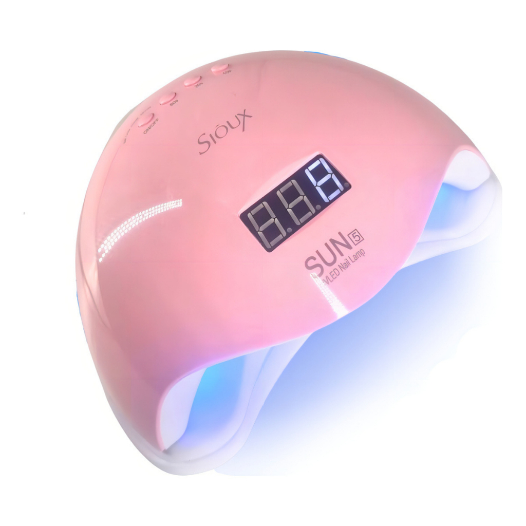 Cabine Led/uv Sun5 Digital 48w Bivolt Sun Unhas Gel Alongamentos Estufa Forninho Porcelana Postiça