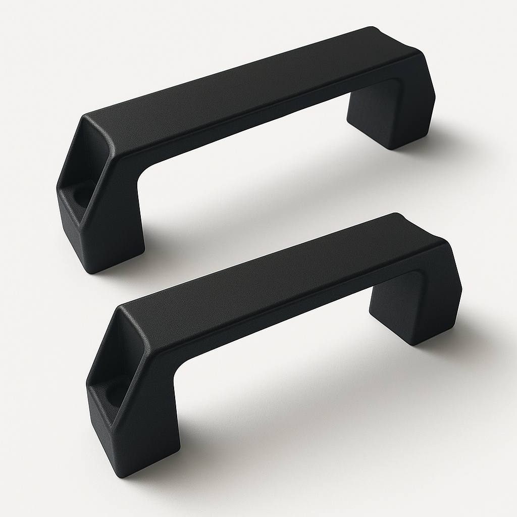 Kit 02 Alças Puxador de Nylon An 133 Manípulo Cabo Termoplástica com Furação Equipamento em Oferta na Shopee