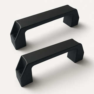 Kit 02 Alças Puxador de Nylon An 133 Manípulo Cabo Termoplástica com Furação Equipamento em Oferta na Shopee