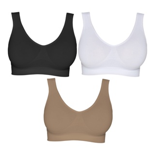 Kit 03 Tops Hanes Alças Largas Sem Costura 5762