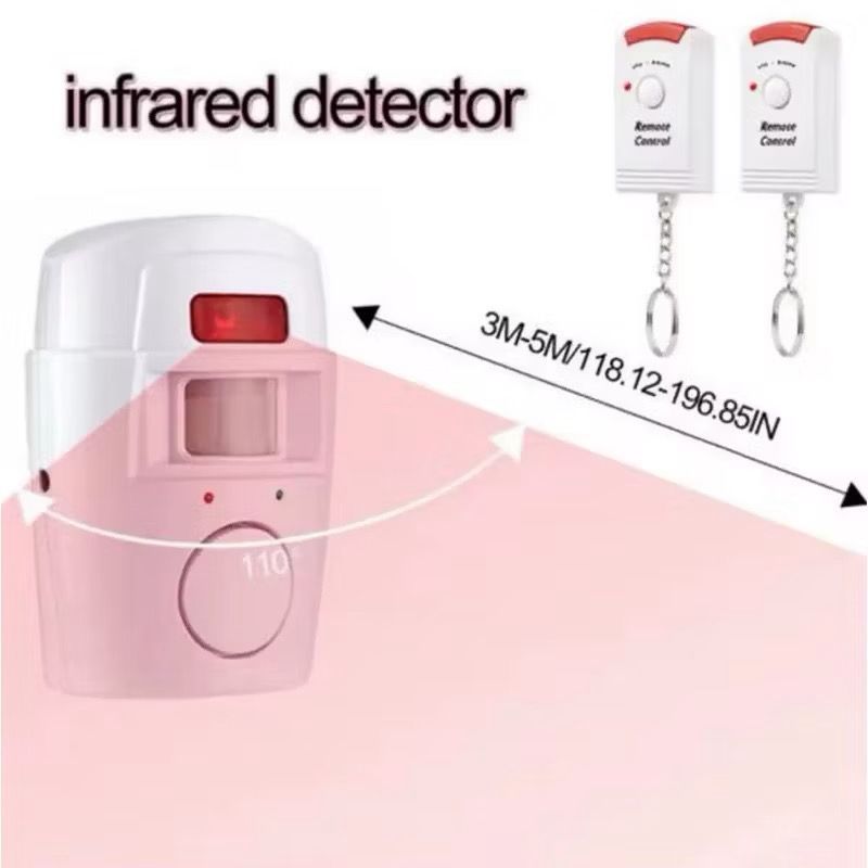 Kit Alarme Residencial Sem Fio Sensor De Presença + 2 Controles + 1 Suporte De Fixação · foto 2
