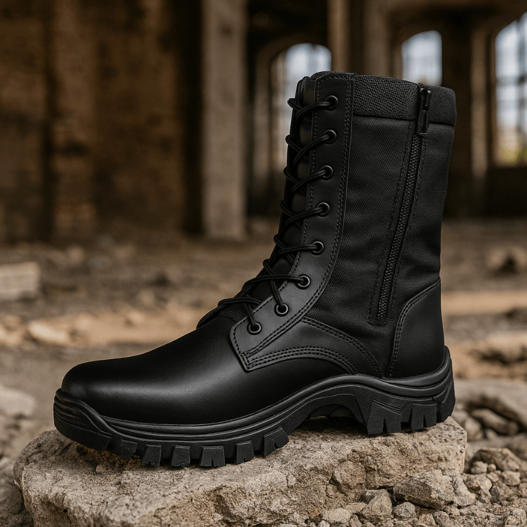 Coturno Masculino Militar Tático Cano Longo Segurança Motoqueiro Aventura Reforçado em Oferta na Shopee